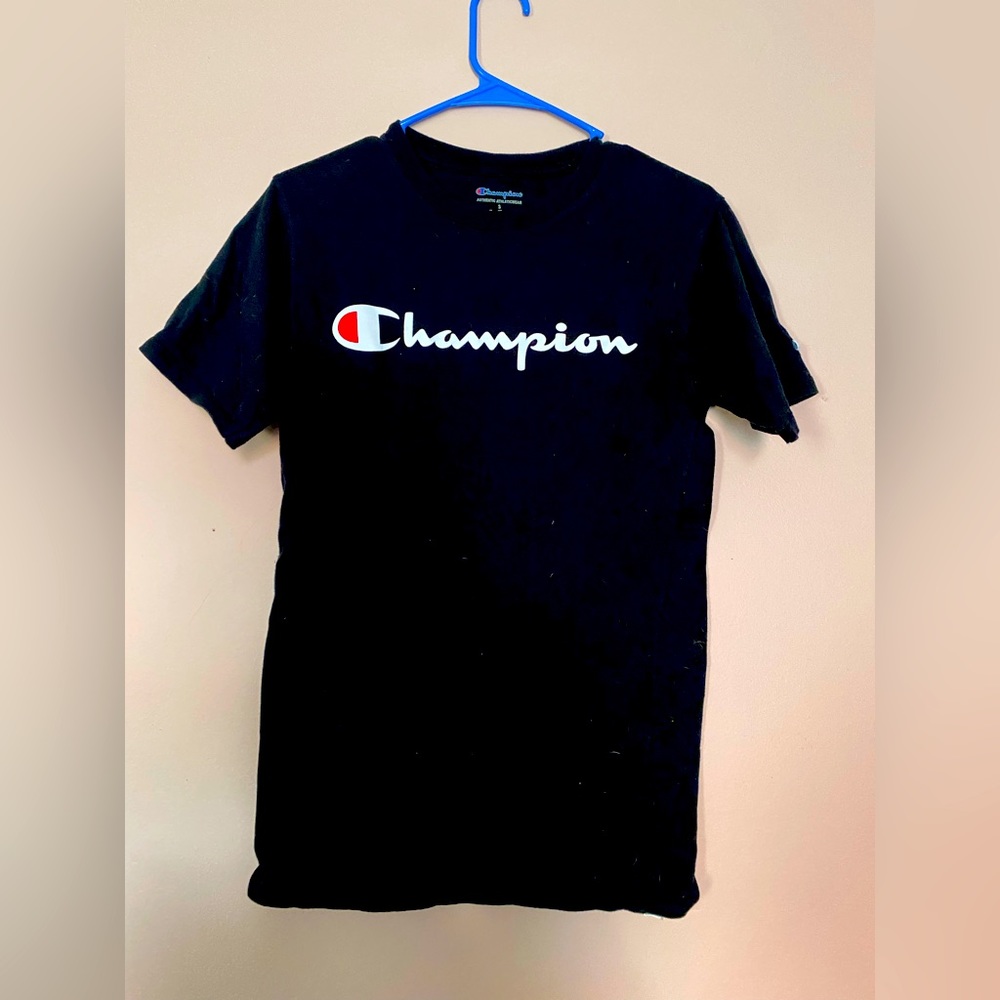 Men’s Black Champion Tee